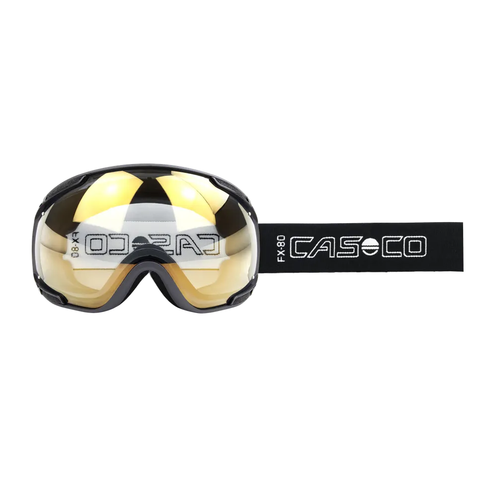 Casco FX80 Strap Vautron+ ochelari schi negru