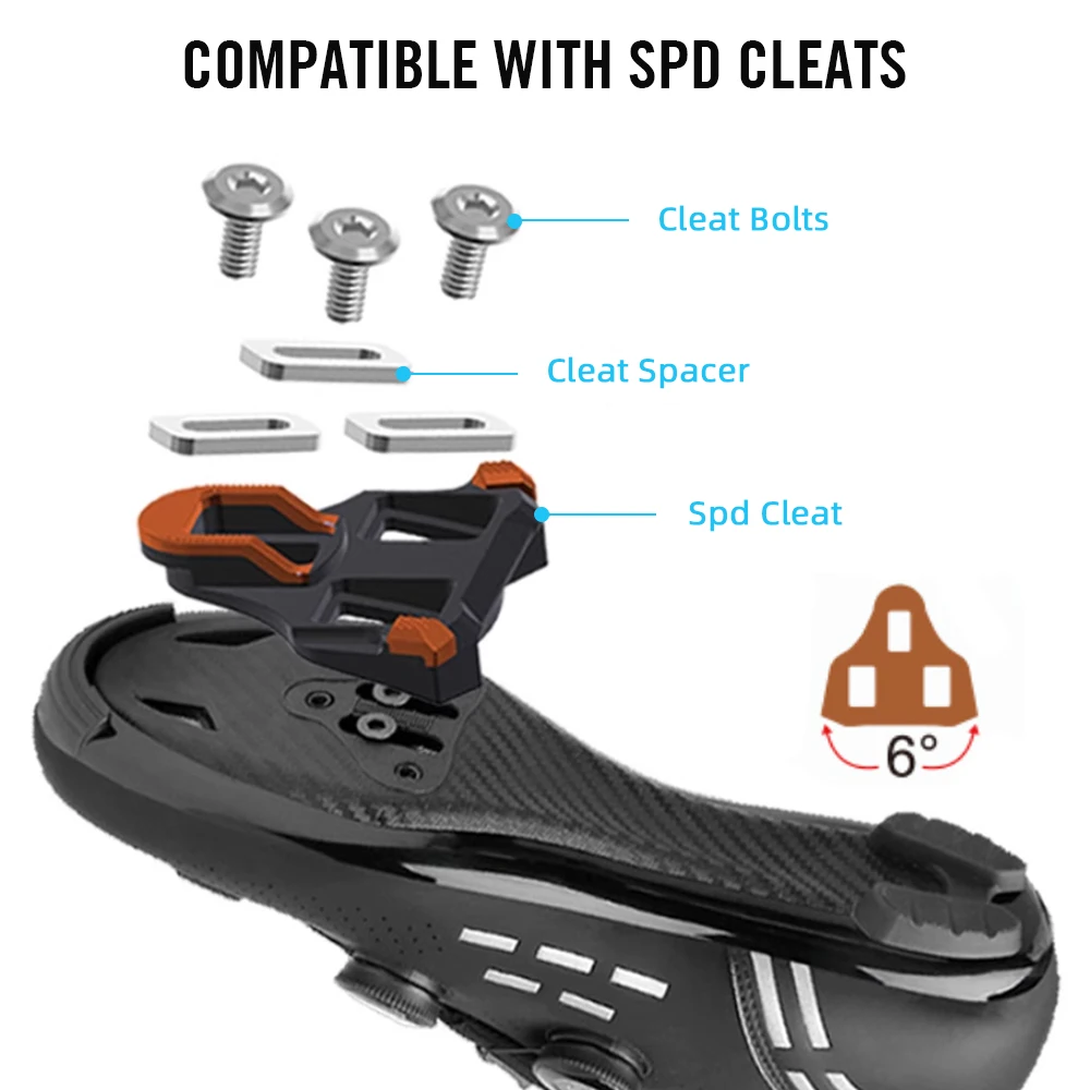 Ryet P-601S pedale clipless carbon SPD-SL 218 g