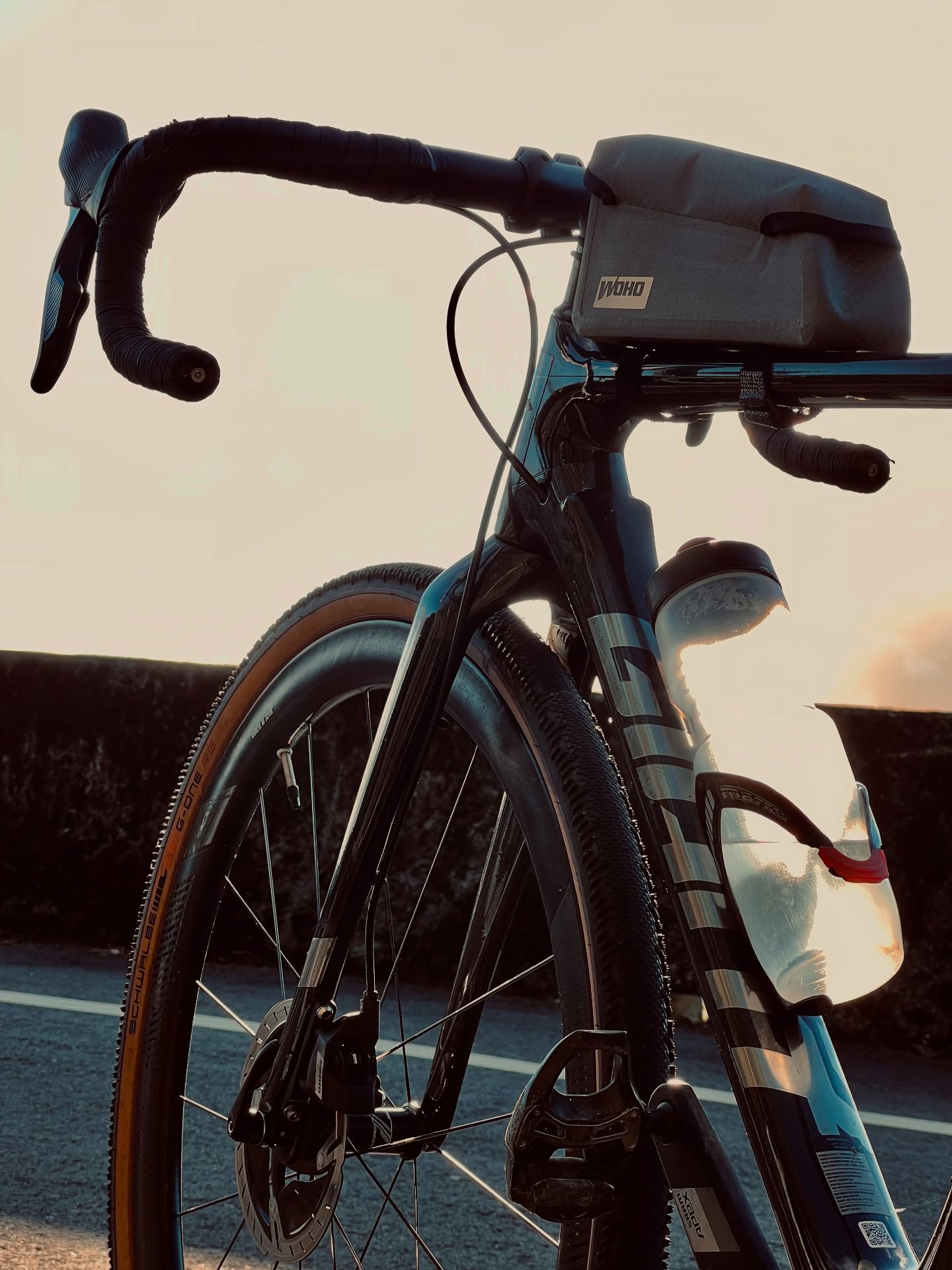 WOHO XTOURING Top Tube Bag Dry geantă cadru neagră Standard