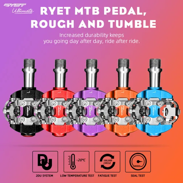 Ryet PD-P301 pedale MTB SPD platforma dubla cu placute