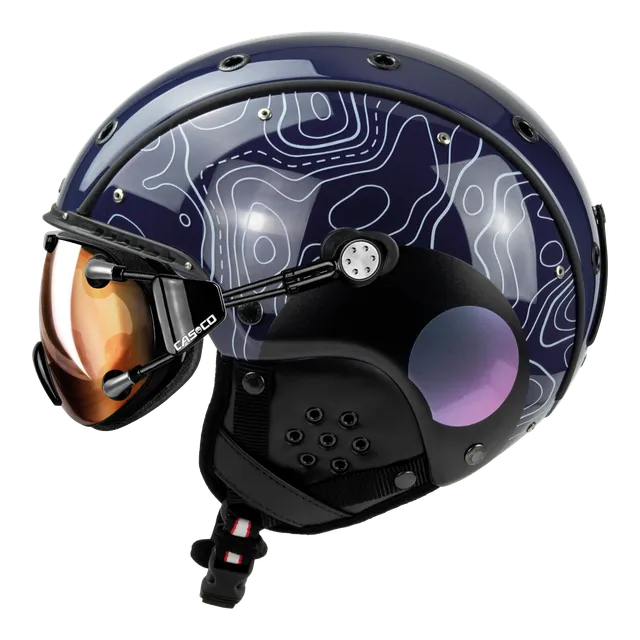 Casco SP-3 cască schi albastru Höhenblau