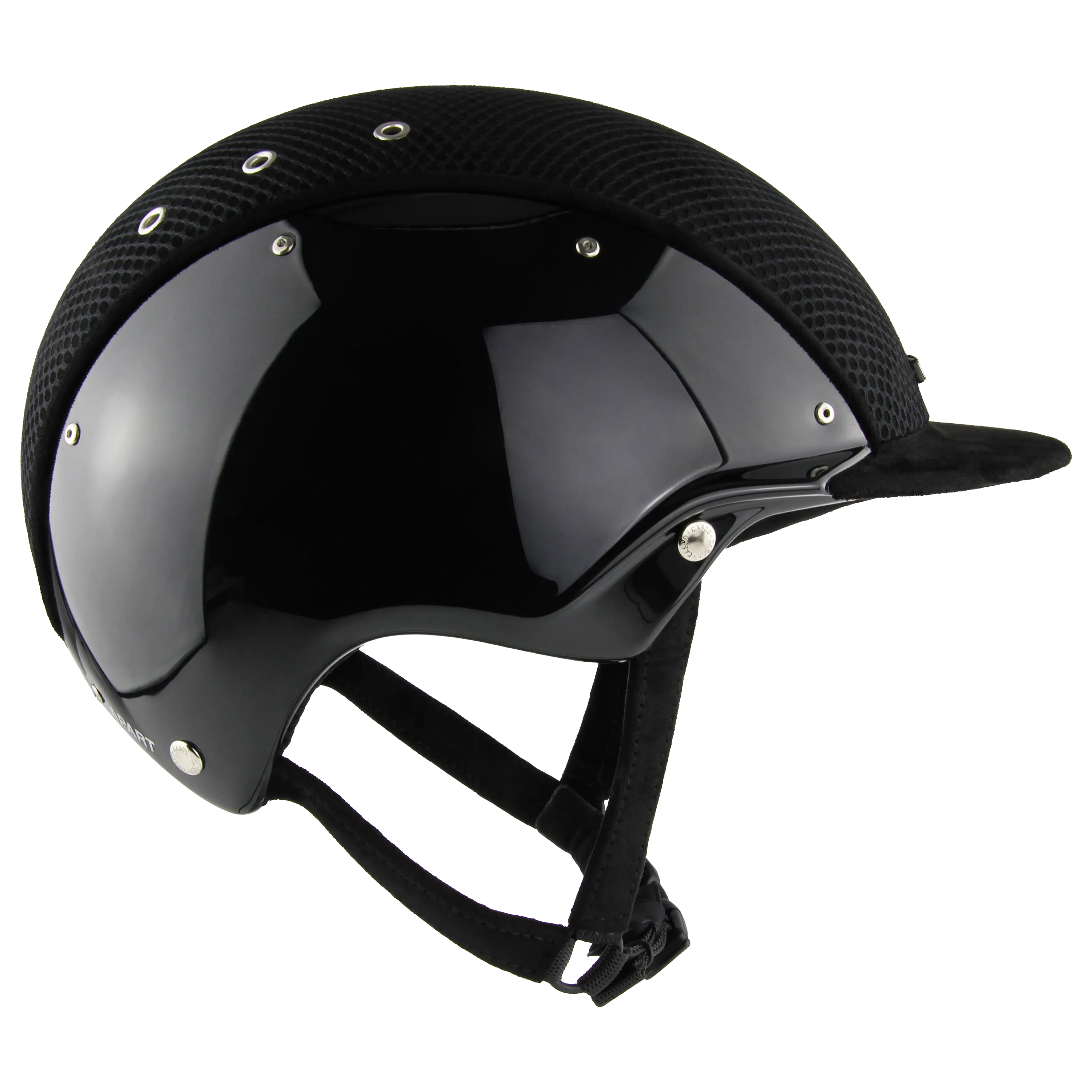 Casco Apart casca echitatie negru lac si velur