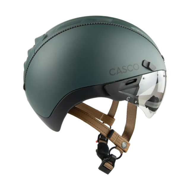 Casco ROADSTER PLUS PRIME casca bicicleta verde viziera