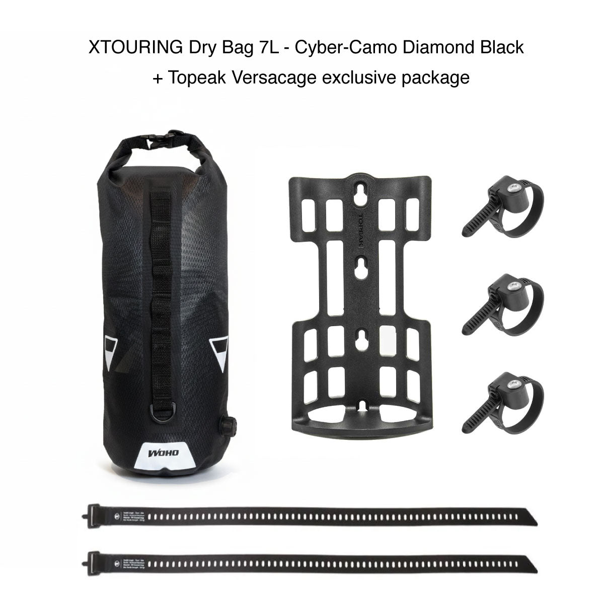 WOHO XTouring Dry Bag pachet furcă 7L + Versacage