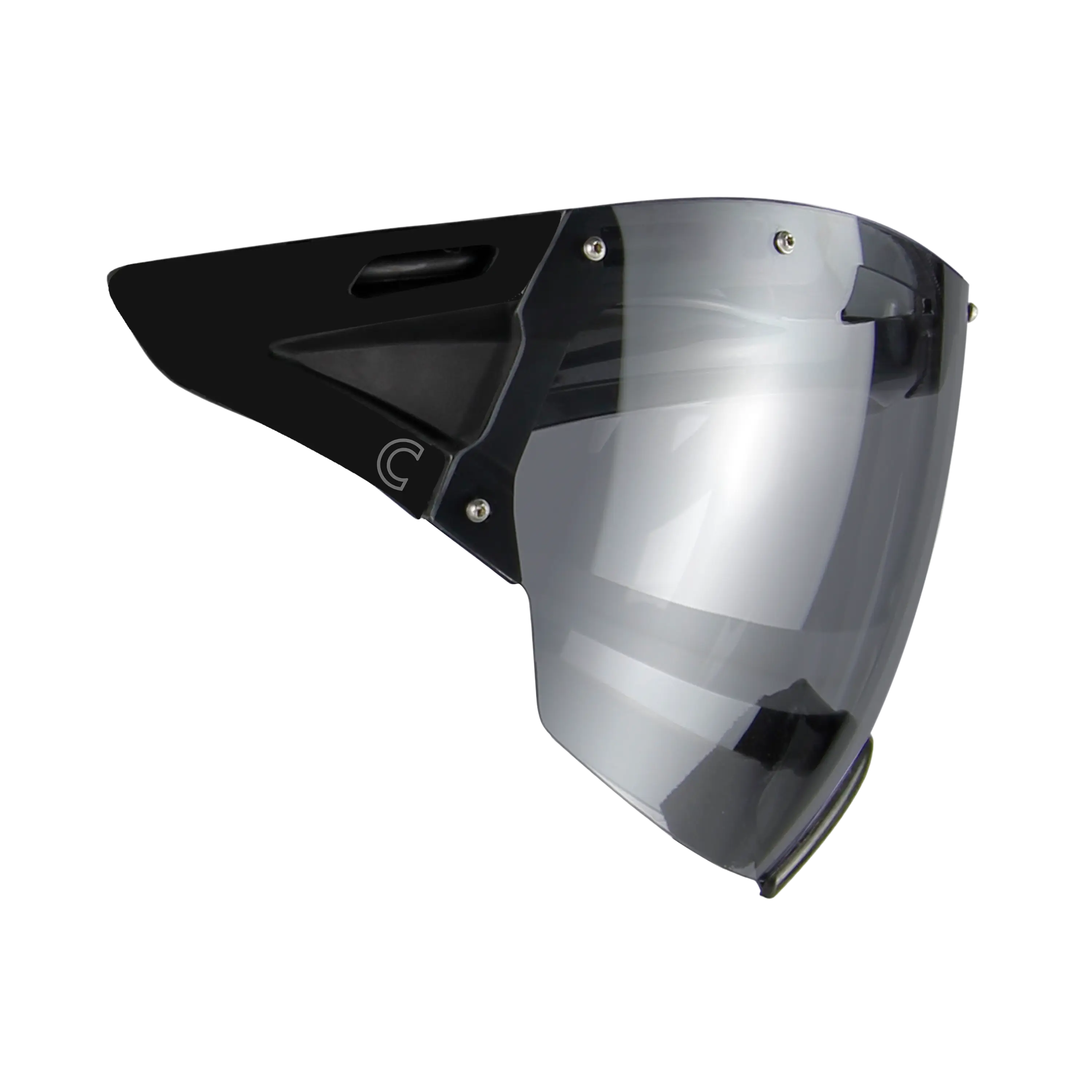 Casco SPEEDmask2 vizieră carbonic gri protecție soare