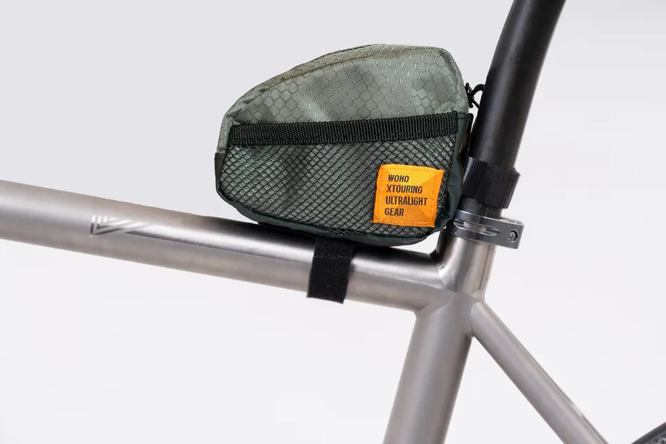 WOHO XTOURING Top Tube Bag Mini geantă cadru gri 0,43L