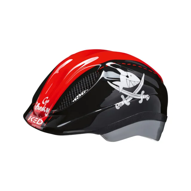 KED Meggy II Originals Sharky Red casca copii 52-58