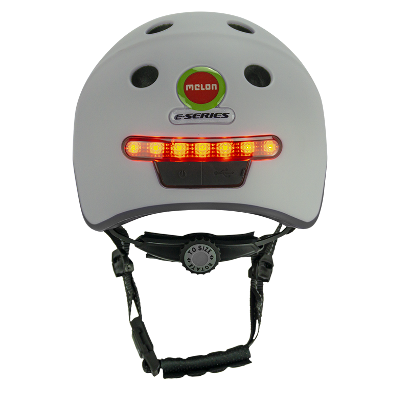 Melon E-Series Metropolis casca bicicleta M-L gri deschis