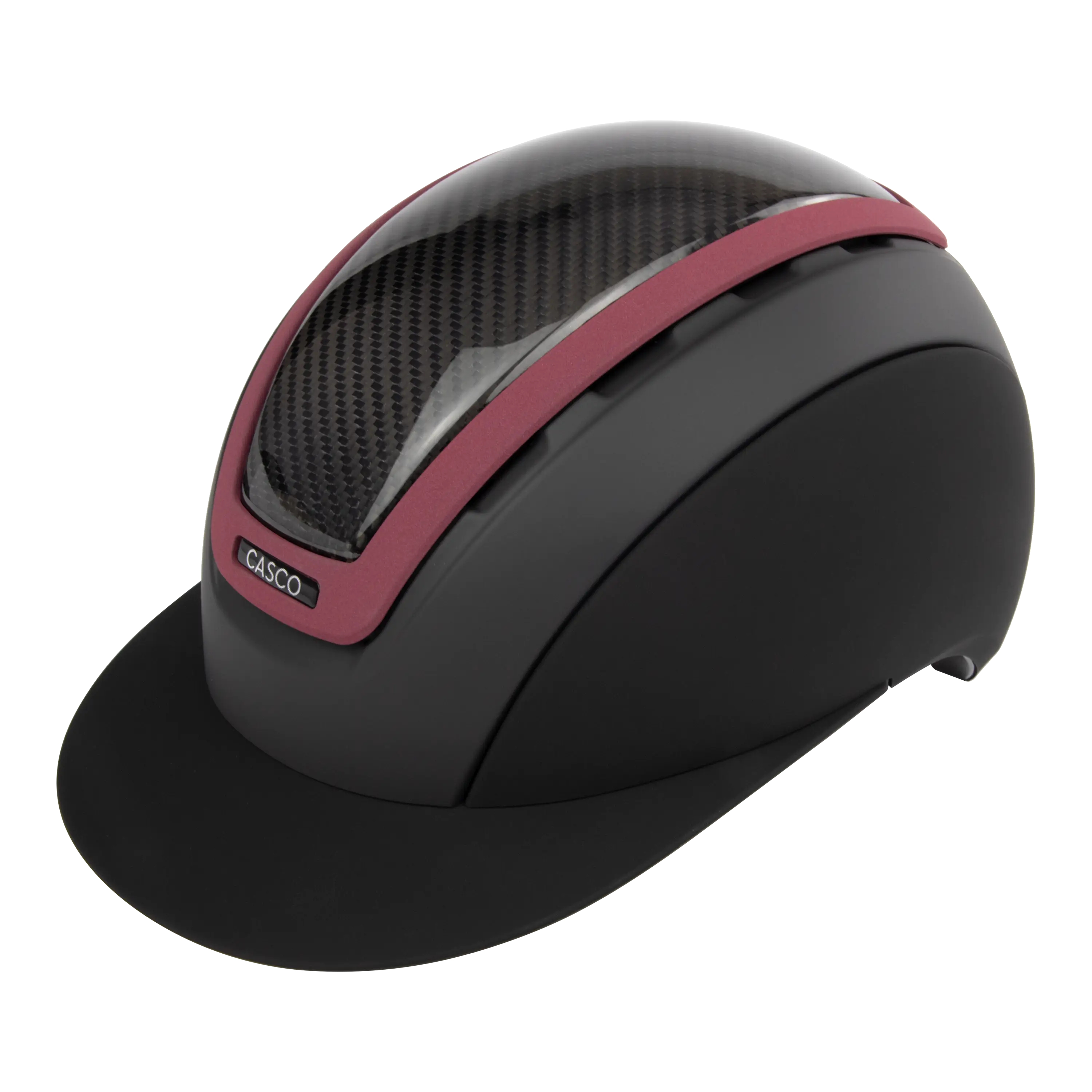 Casco Elite Carbon Burgundy casca echitatie piele premium