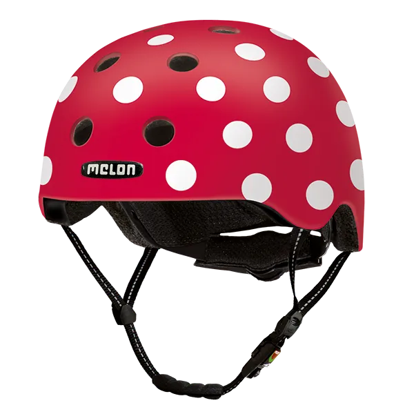 Melon Urban Active Dotty White casca bicicleta buline