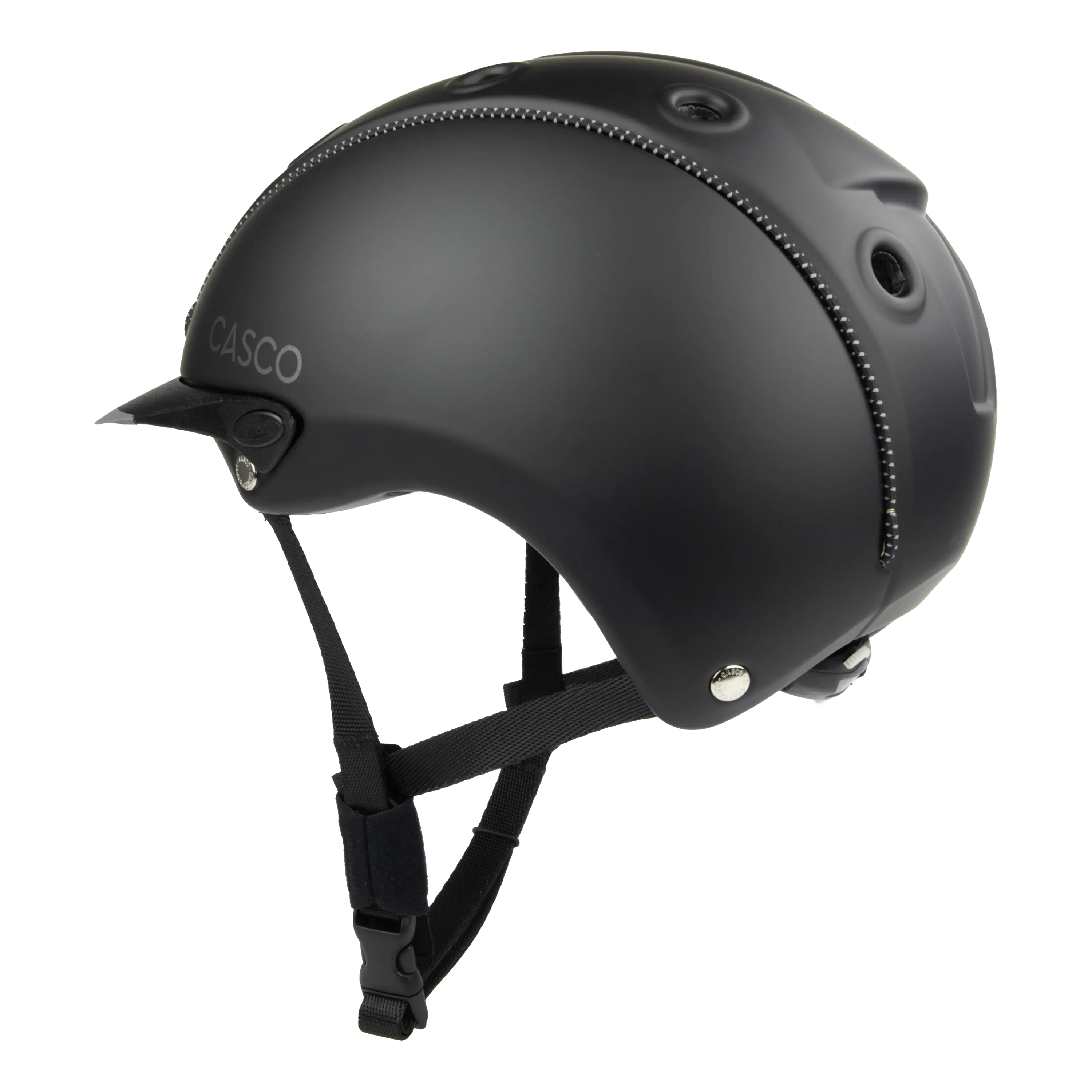 Casco Mistrall Prime Black cască echitație neagră ventilată