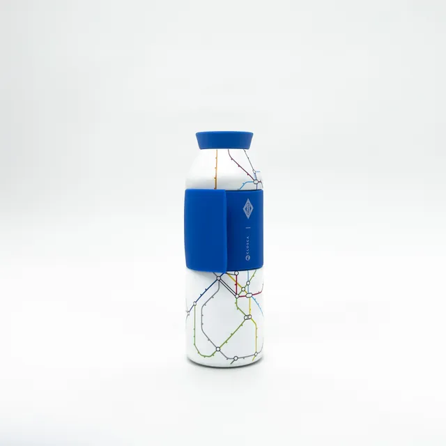 Closca Travel Madrid Blue sticla termica 450 ml albastra