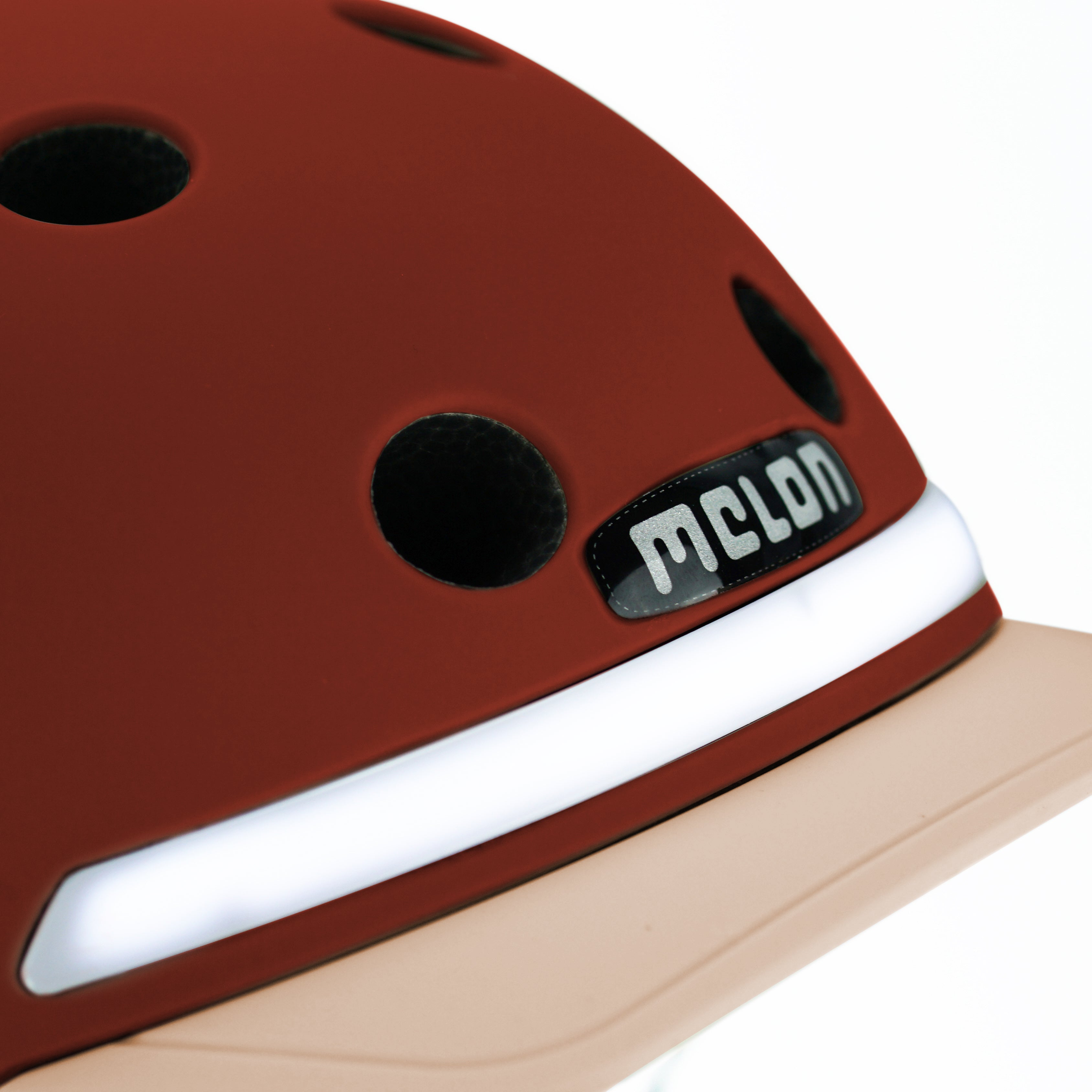 Melon E-Series Sepia cască bicicletă urbană cu LED