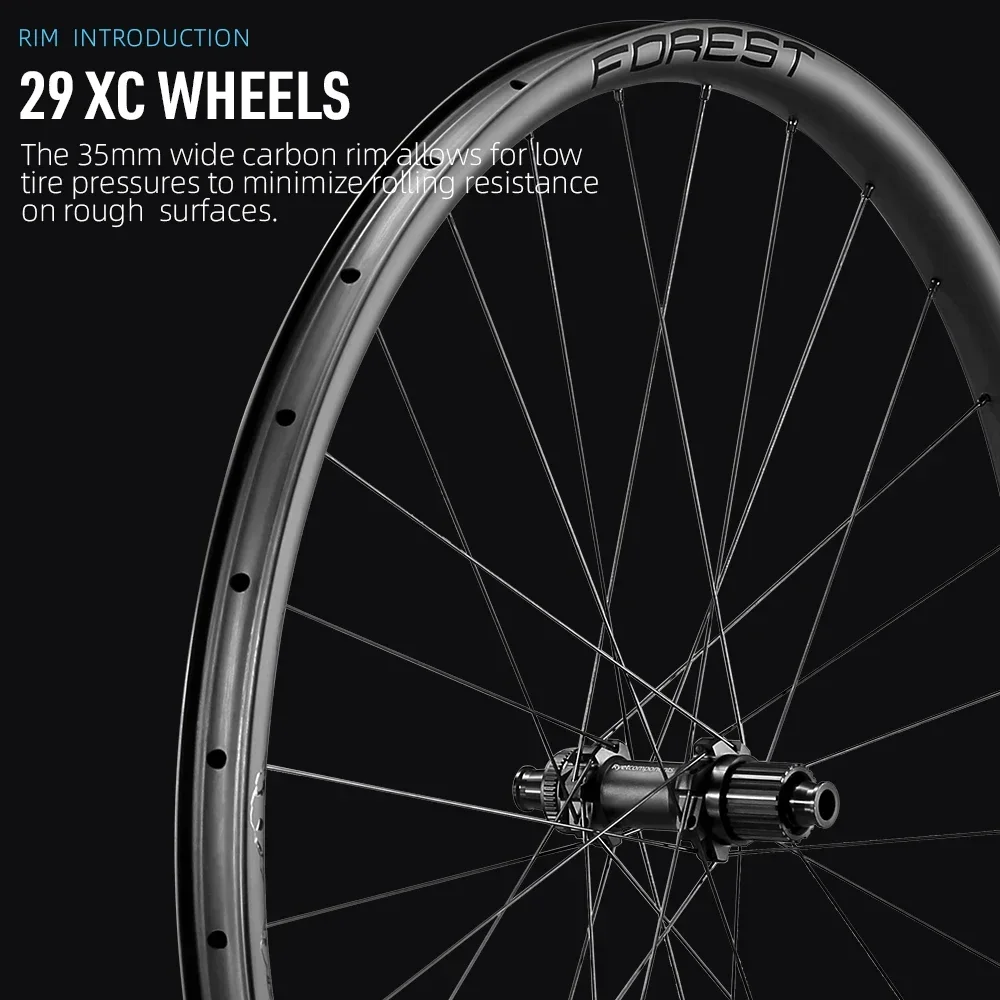 Ryet Forest set roti carbon MTB 29er 36T