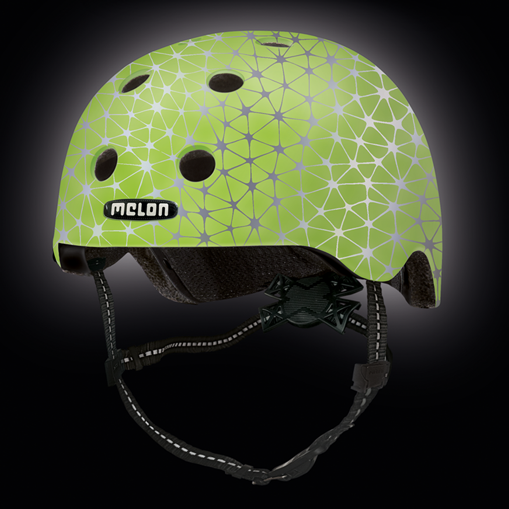Melon Toddler Synapse Green casca copil reflectorizanta