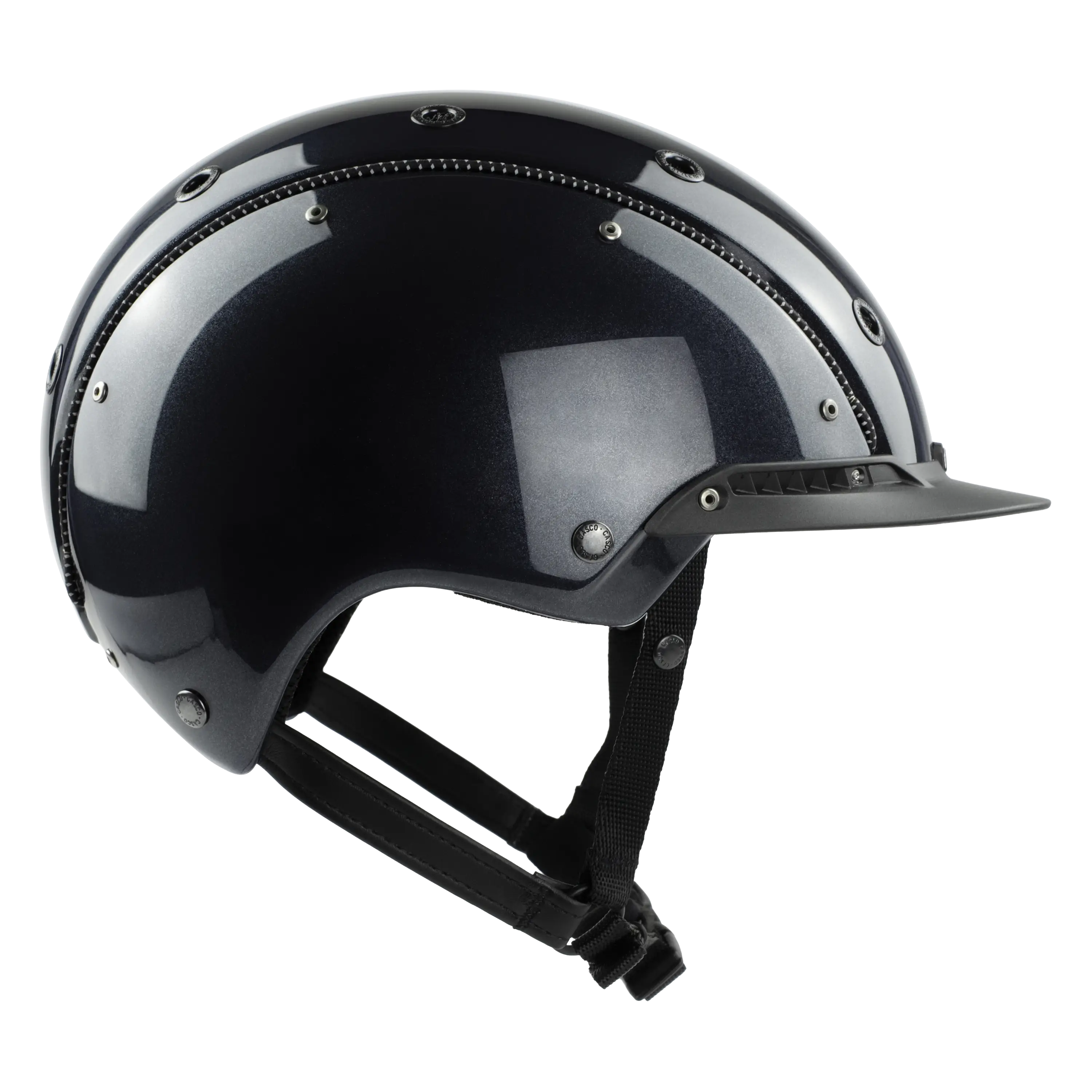 Casco Champ3 Plus casca echitatie albastru metalizat