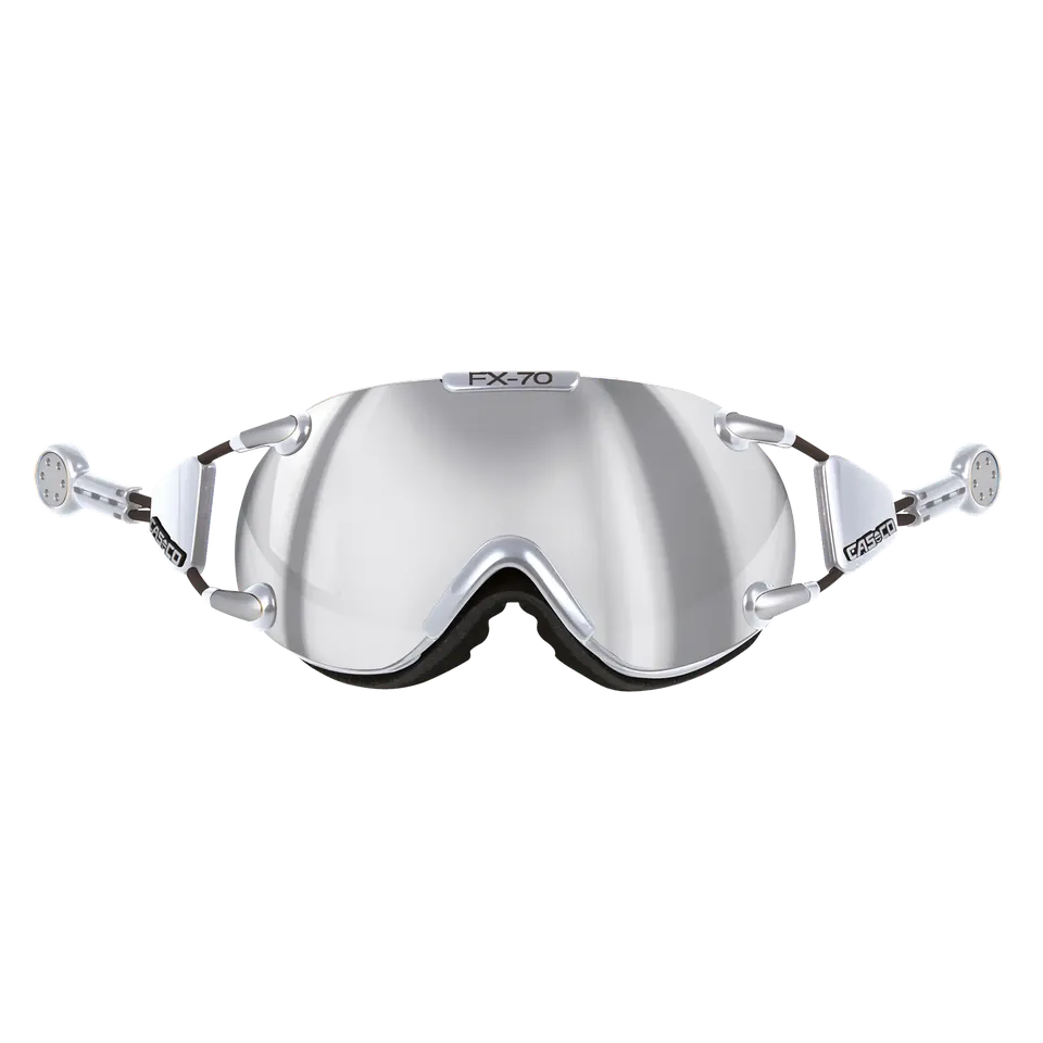Casco FX70 CARBONIC ochelari schi Carbon chrome silver