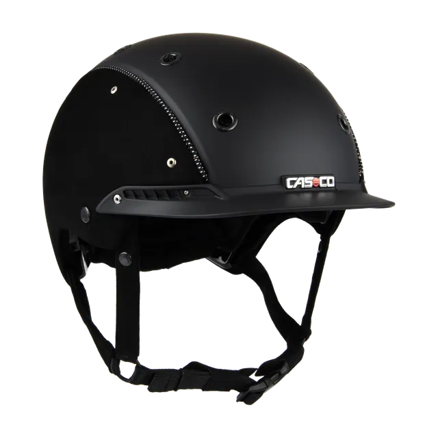 Casco Champ-3 casca echitatie nubuck negru Disk-Fit