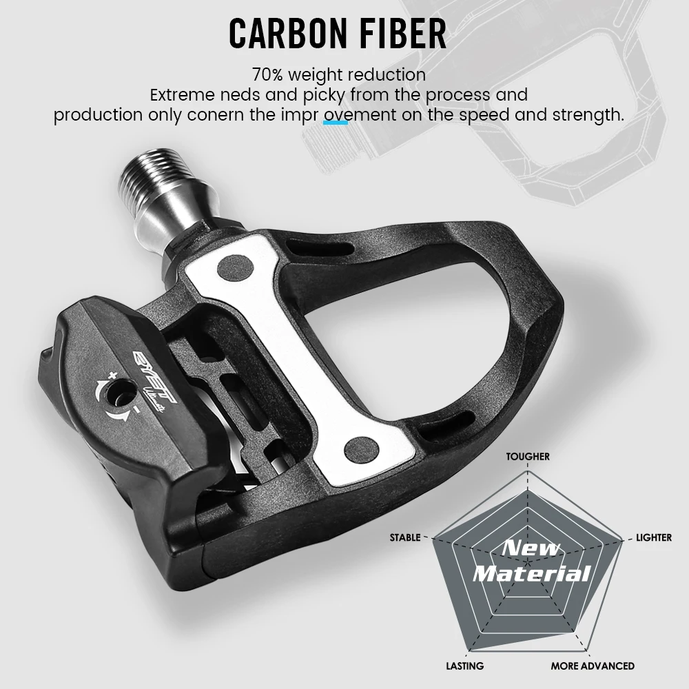 Ryet P-601S pedale clipless carbon SPD-SL 218 g