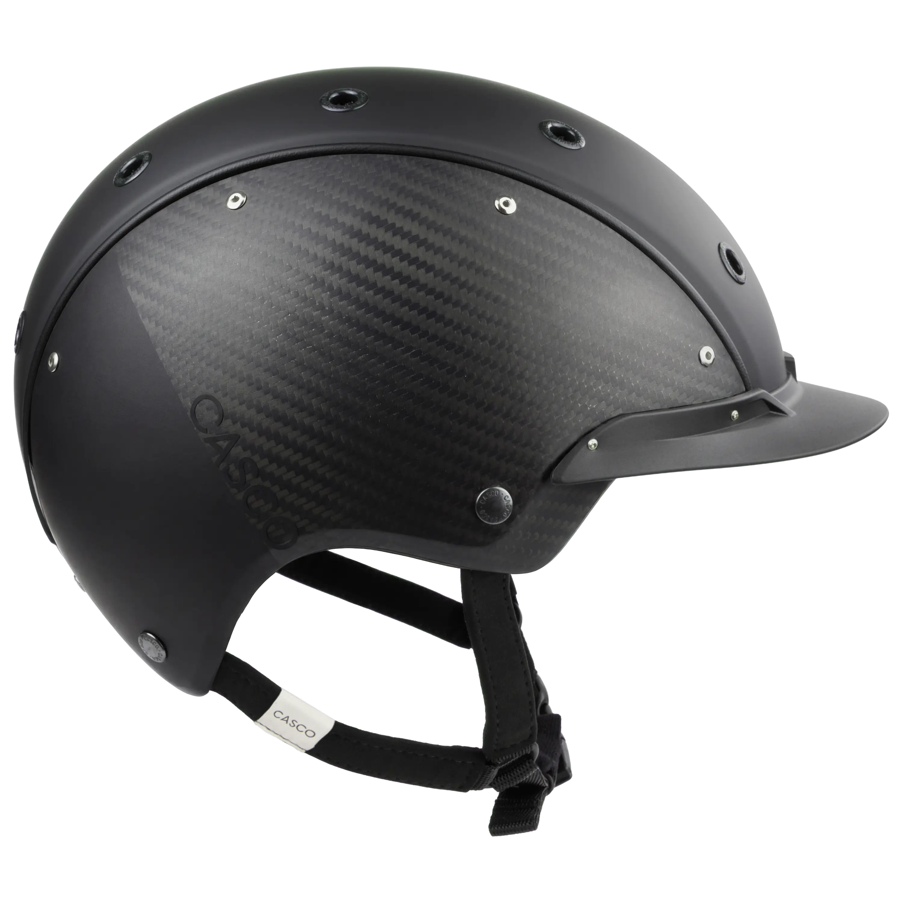 Casco Champ Split Carbon casca echitatie carbon mat