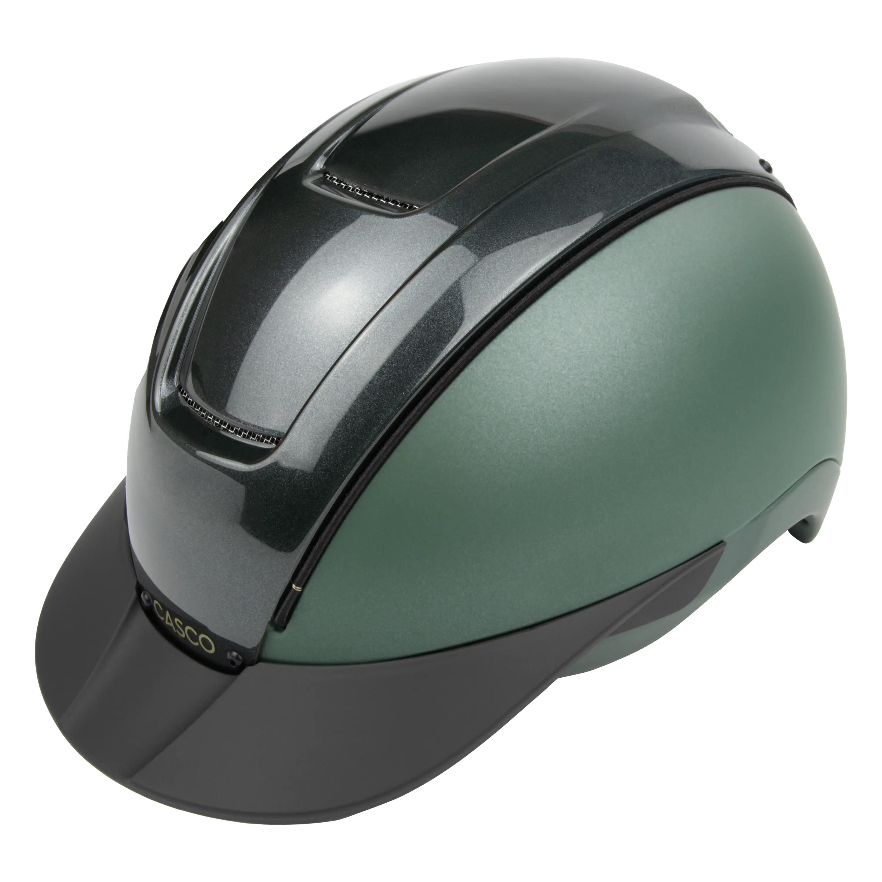 Casco Duell Prime Emerald casca echitatie verde metalizat