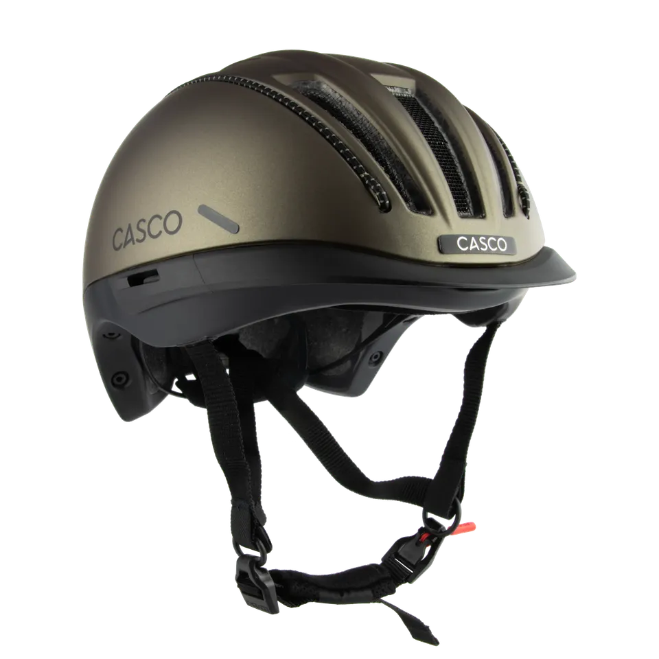 Casco Roadster Prime casca bicicleta espresso olive viziera