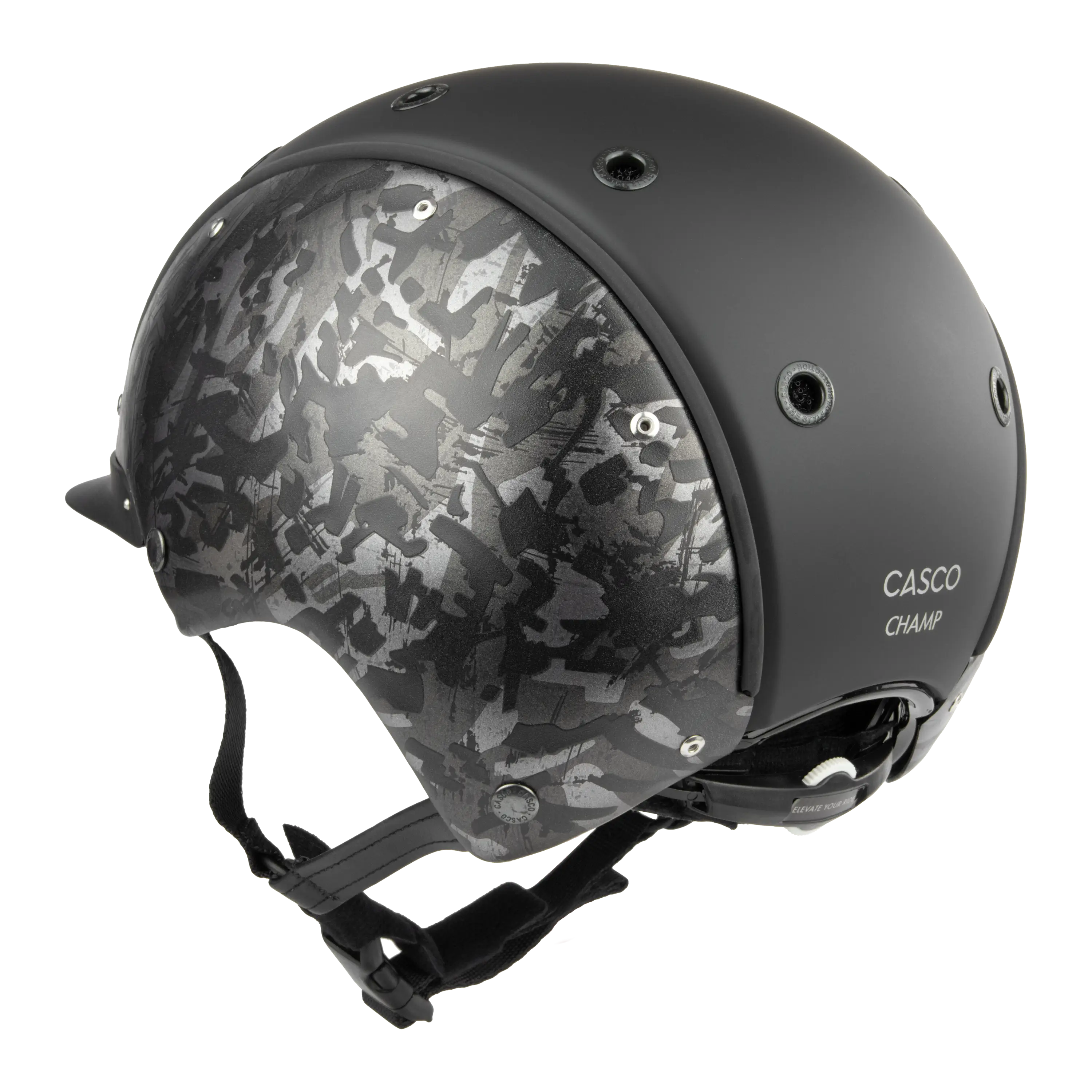 Casco Champ-3 casca echitatie negru-gri