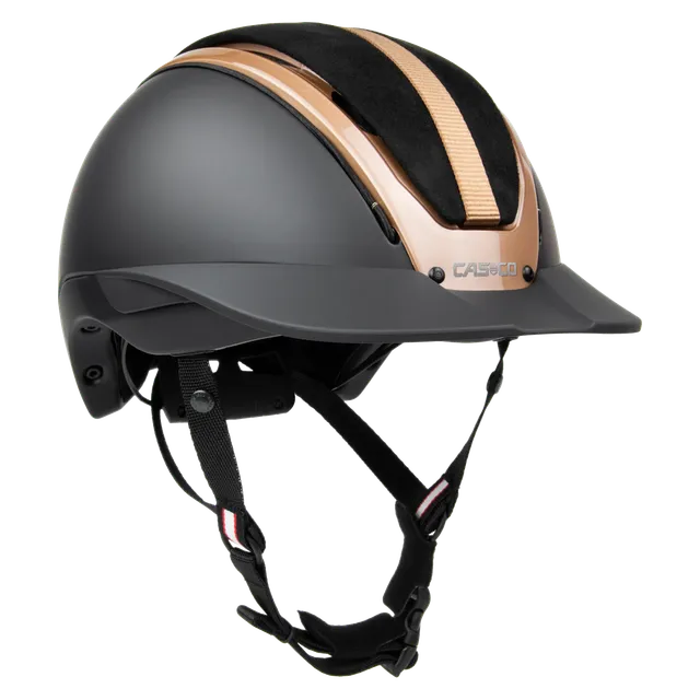Casco Duell One Bronze cască echitație negru bronz