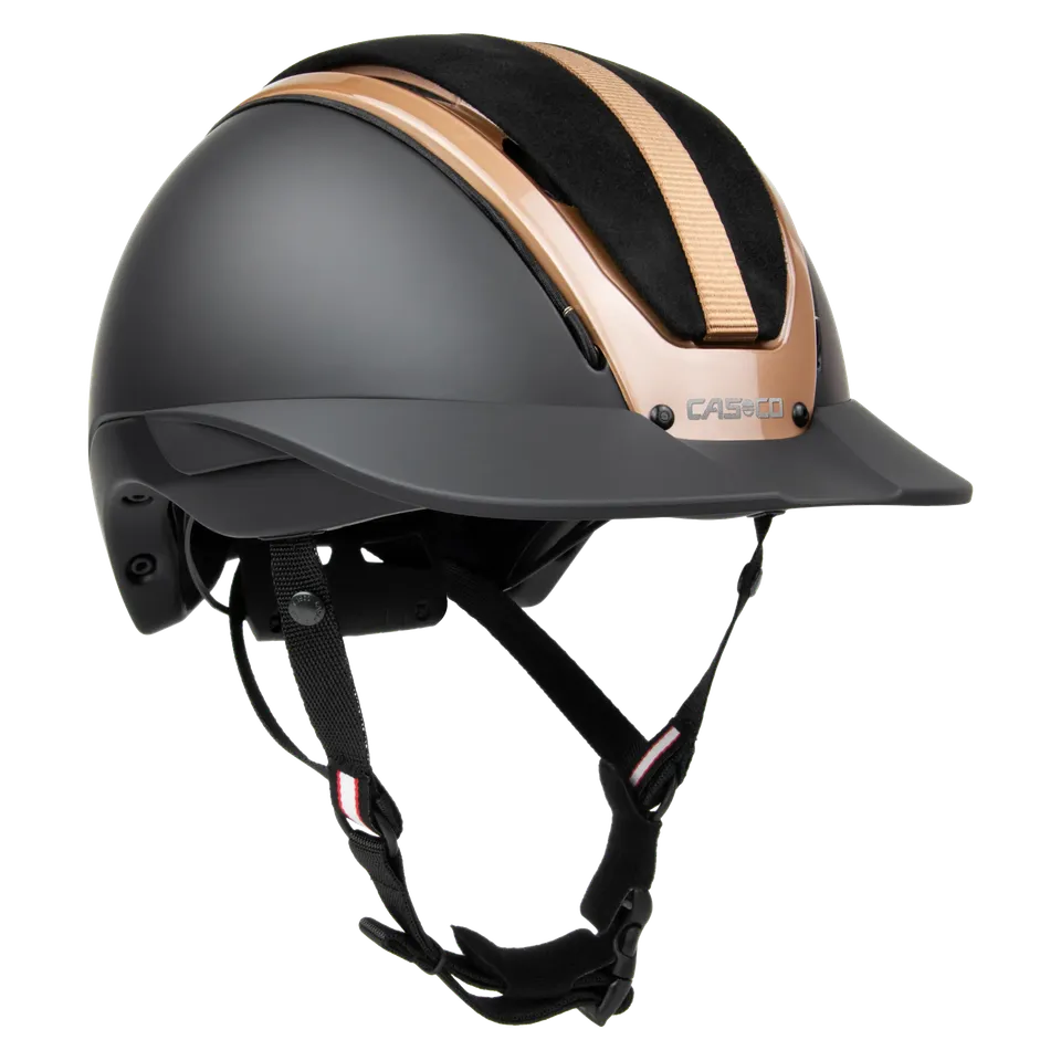 Casco Duell One Bronze cască echitație negru bronz