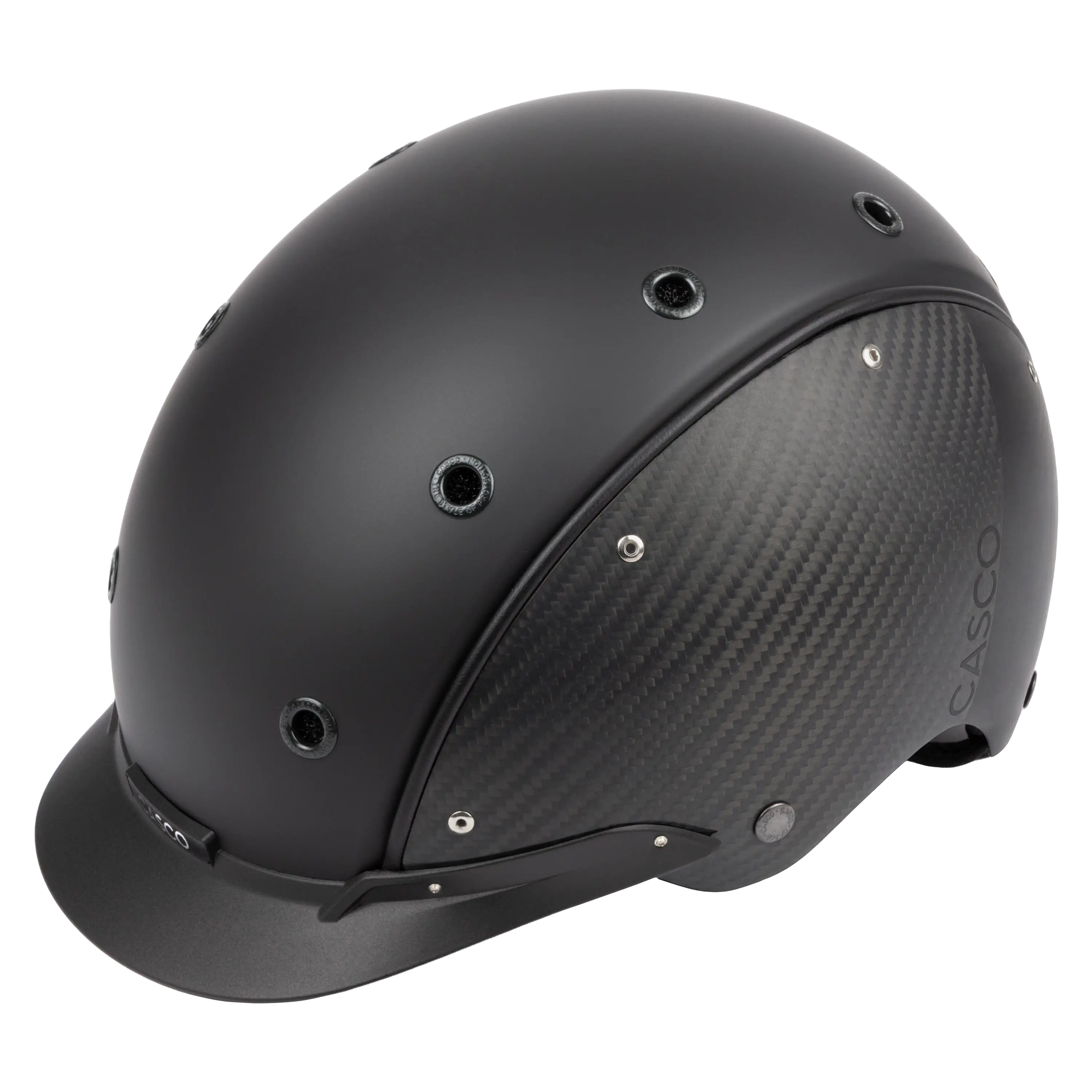Casco Champ Split Carbon casca echitatie carbon mat