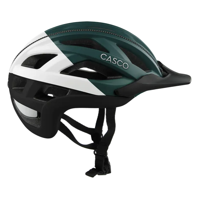 Casco Cuda Pareo Emerald Green White Black cască bicicletă