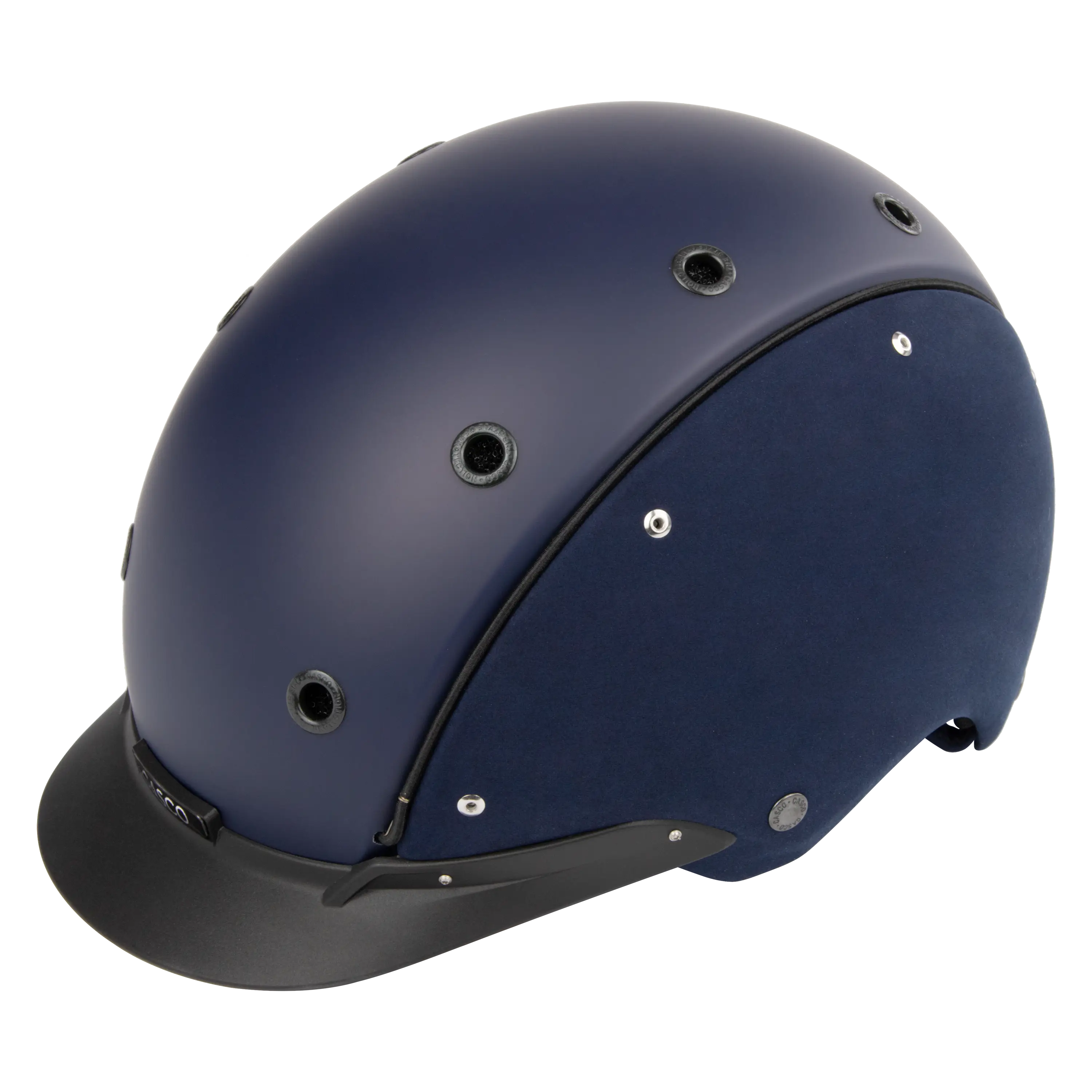 Casco Champ Embellis Blue casca echitatie albastra nubuc