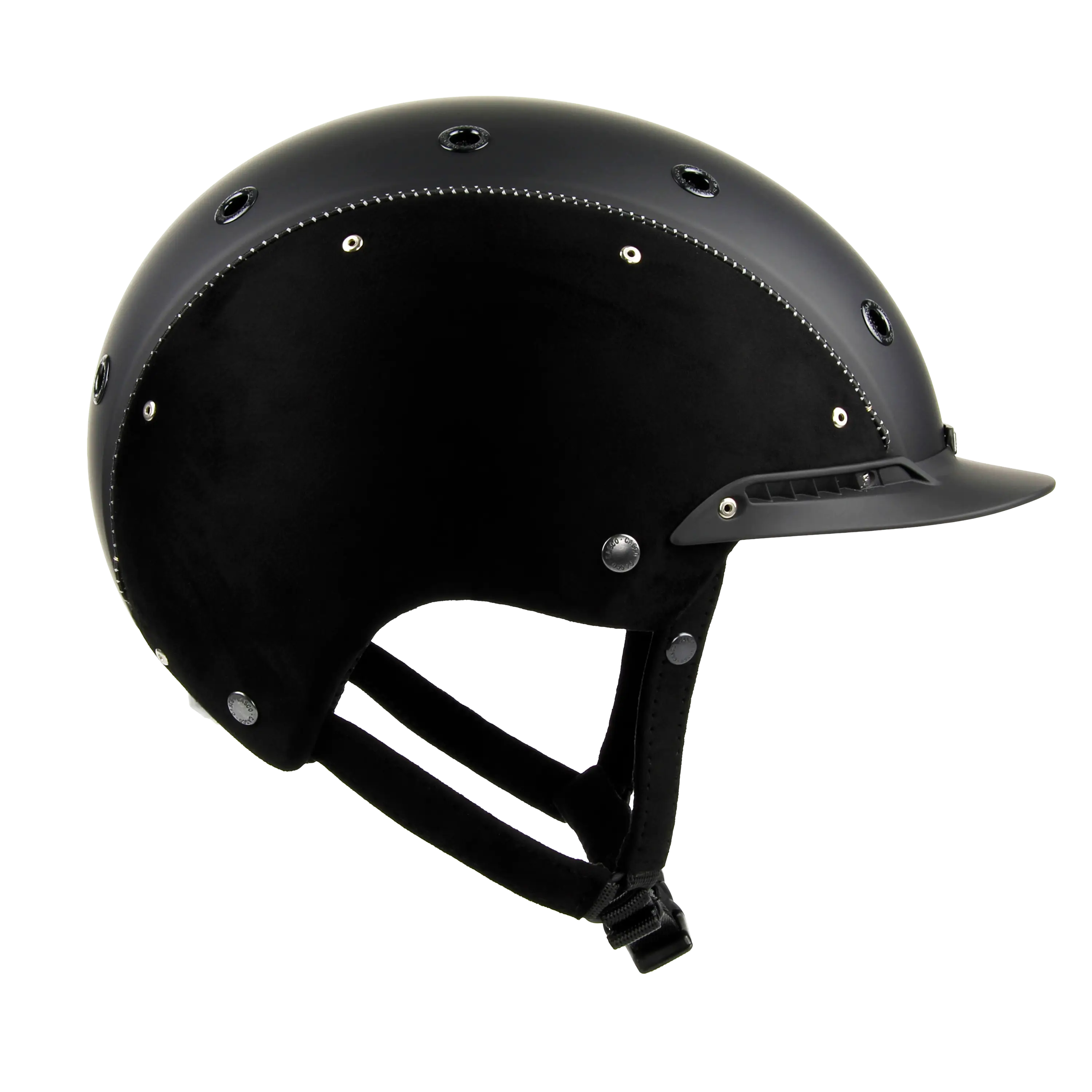 Casco Champ-3 casca echitatie nubuck negru Disk-Fit