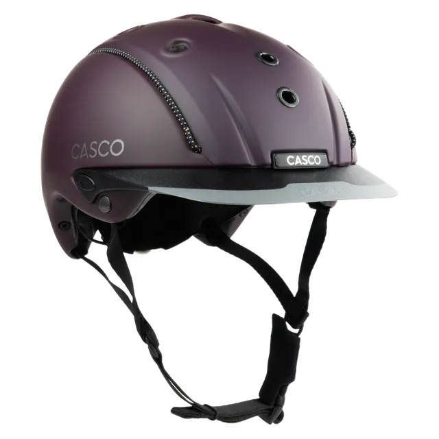 Casco Mistrall Prime cască echitație merlot aerisită