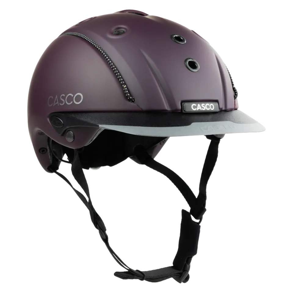 Casco Mistrall Prime cască echitație merlot aerisită