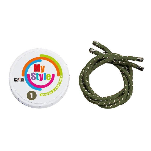 Casco MyStyle Stripes benzi casca olive reflectorizant