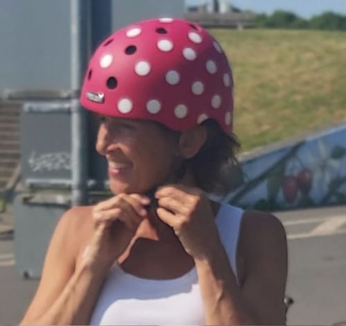 Melon Urban Active Dotty White casca bicicleta buline