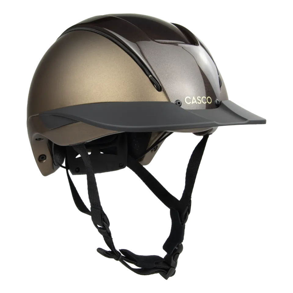 Casco Duell Prime Brown cască echitație maro