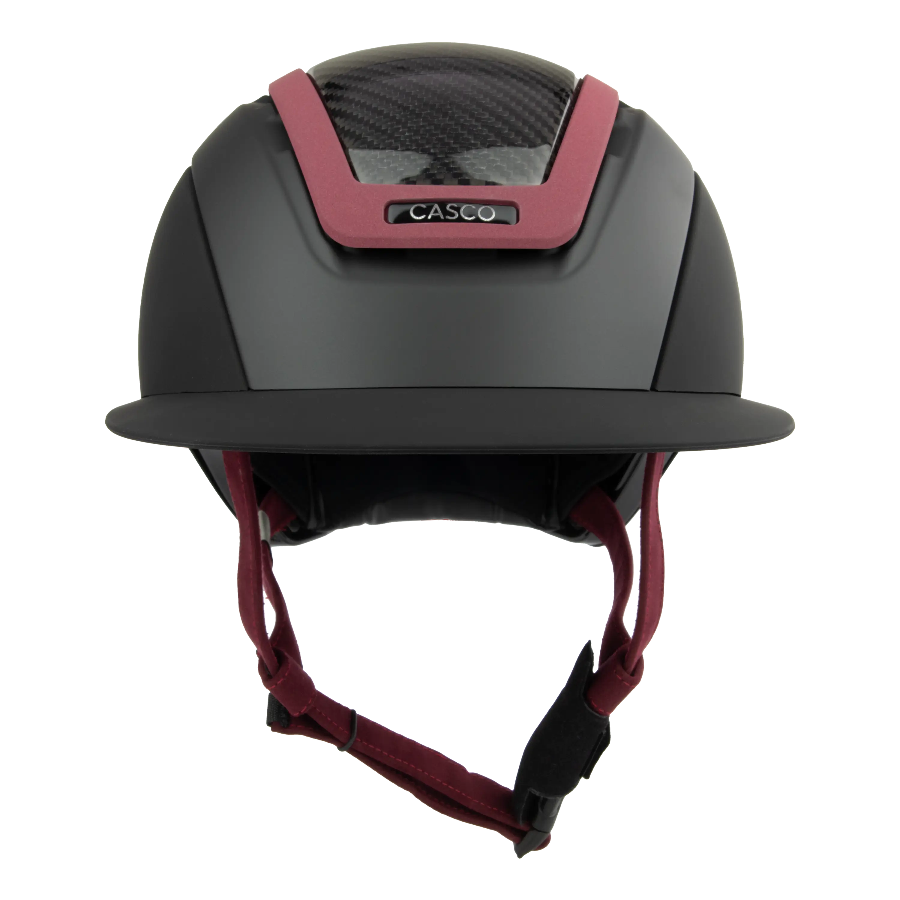 Casco Elite Carbon Burgundy casca echitatie piele premium