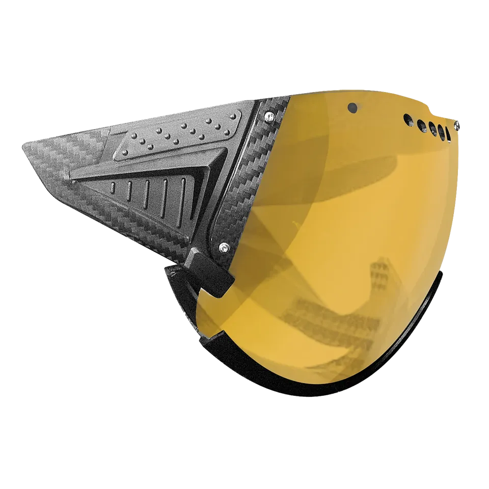 Casco Snowmask2 viziera schi portocaliu deschis
