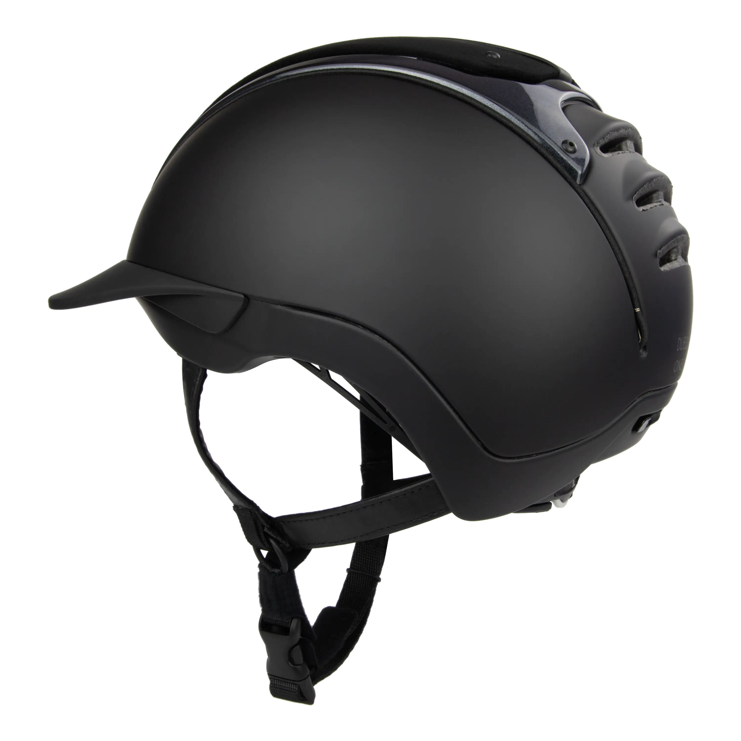 Casco Duell One Premiere Onyx casca echitatie catifea