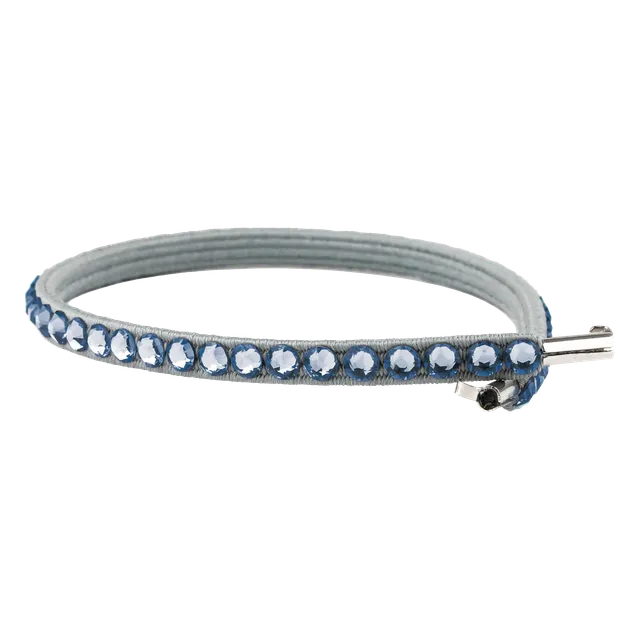 Casco MyStyle Stripes banda casca denim blue Swarovski