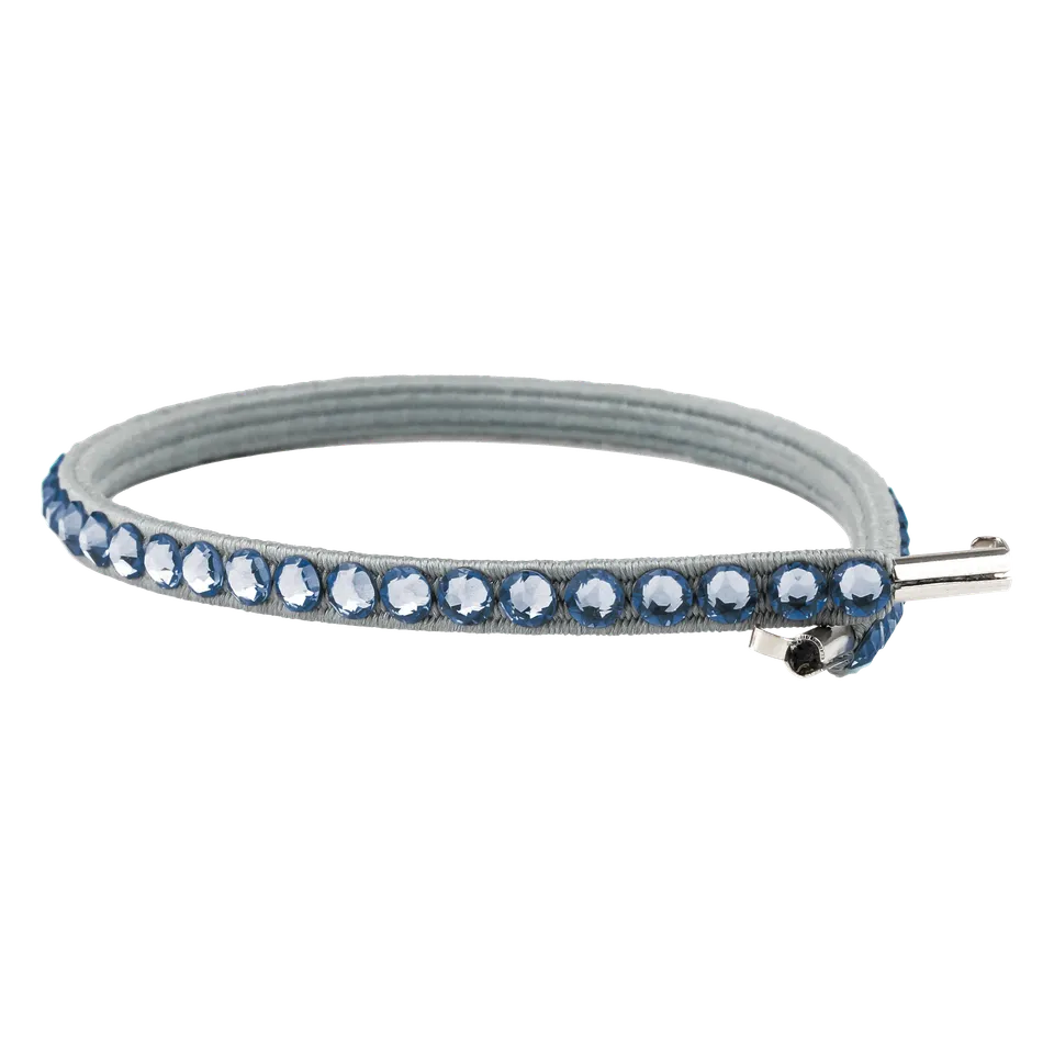 Casco MyStyle Stripes banda casca denim blue Swarovski