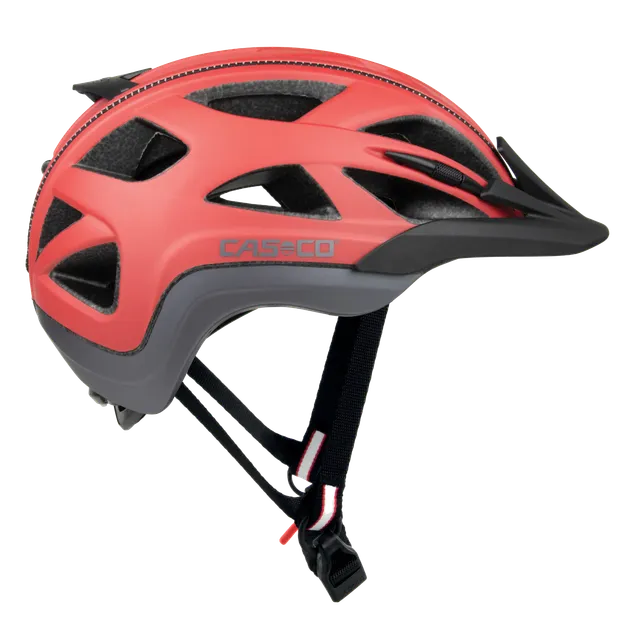 Casco Activ2 casca bicicleta rosu-antracit vizor