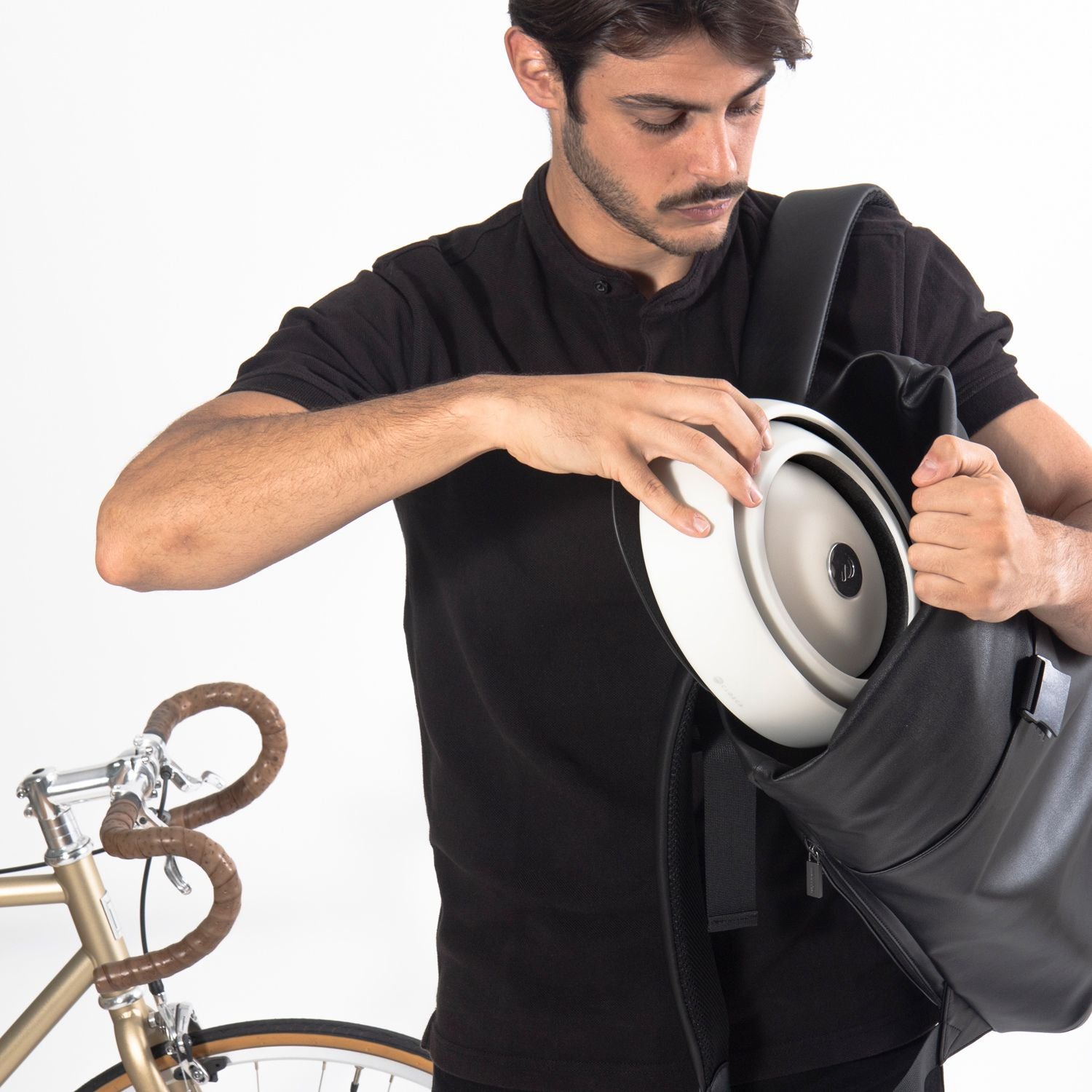 Closca Helmet Visor White cască bicicletă vizor alb