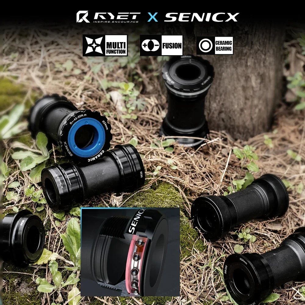 Ryet Senicx monobloc pedalier ceramic BSA68