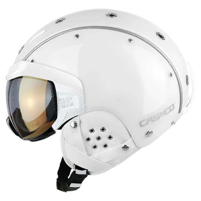 Casco SP-6 casca ski alb vizor Vautron