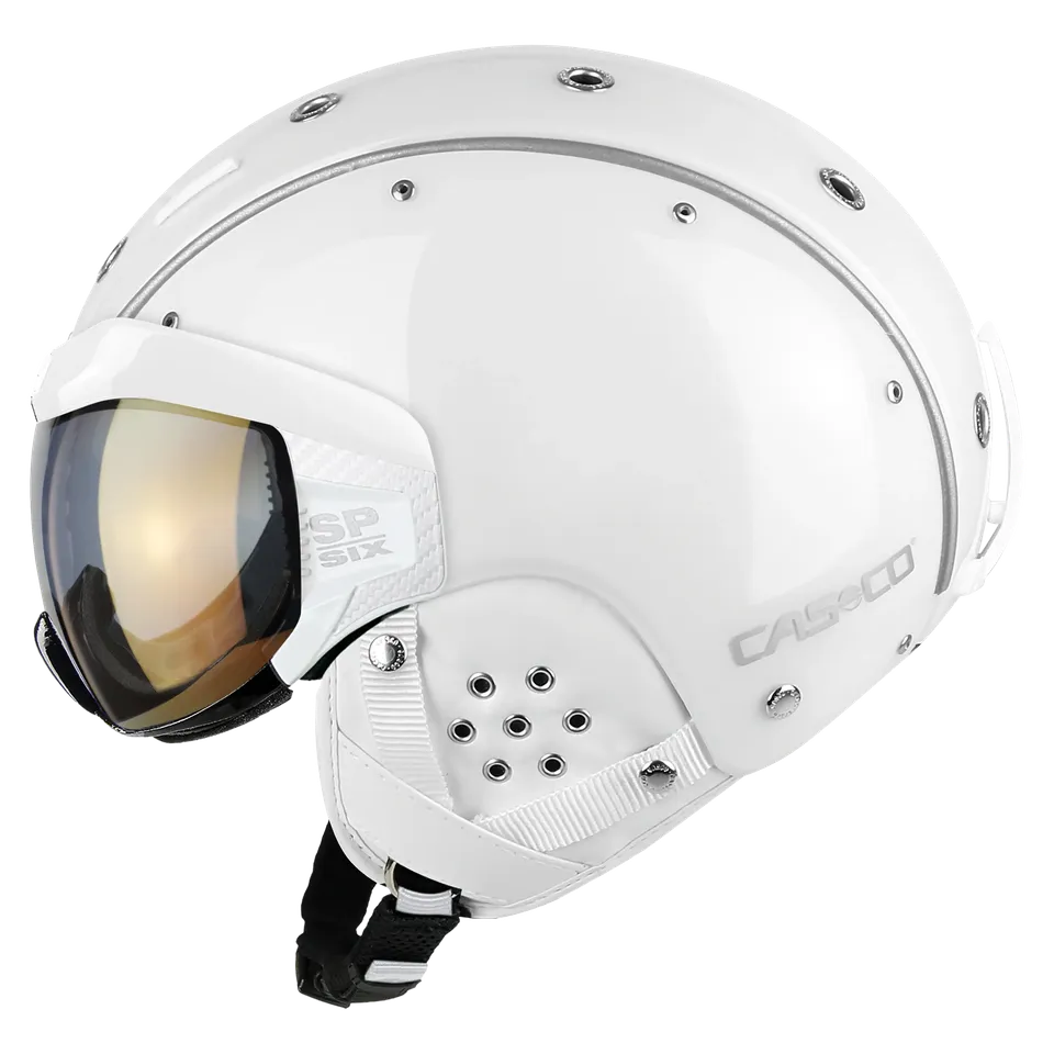 Casco SP-6 casca ski alb vizor Vautron