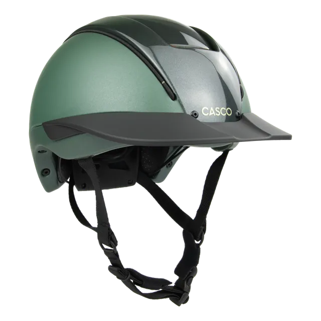 Casco Duell Prime Emerald casca echitatie verde metalizat