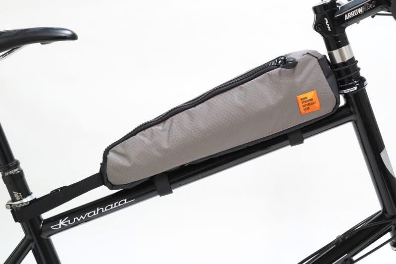 WOHO XTouring Top Tube Long geanta bicicleta 2.4L gri